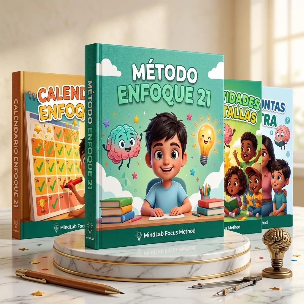 Método ENFOQUE 21 con calendario, 50 actividades y guía del pediatra