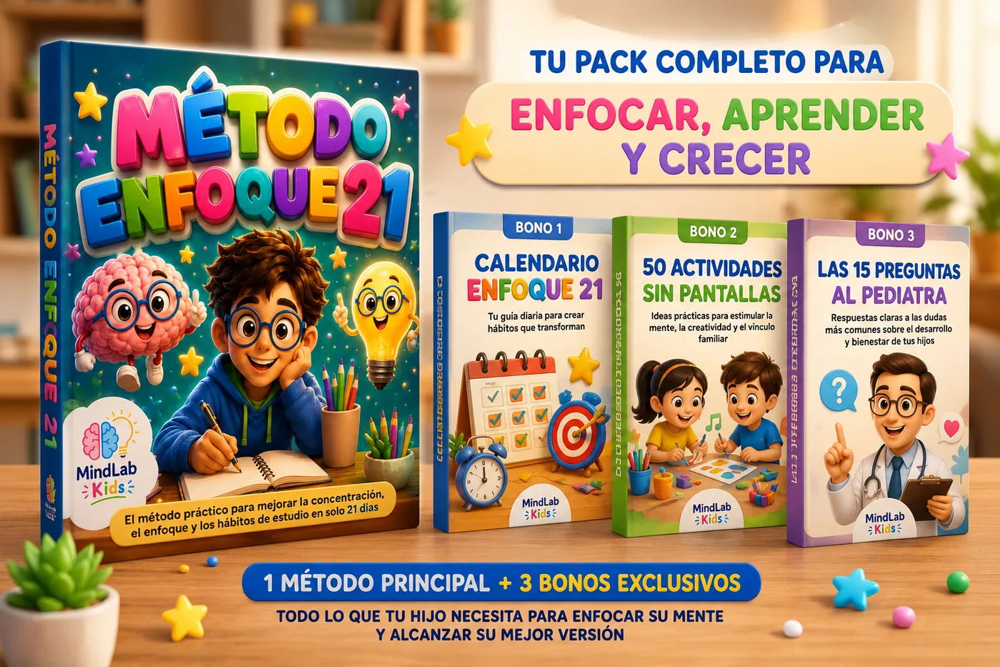 Método ENFOQUE 21 + 3 Bonos exclusivos